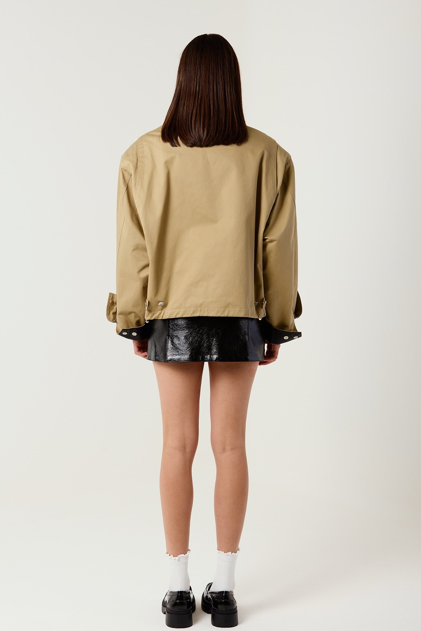 RAVEN BEIGE CONTRAST JACKET