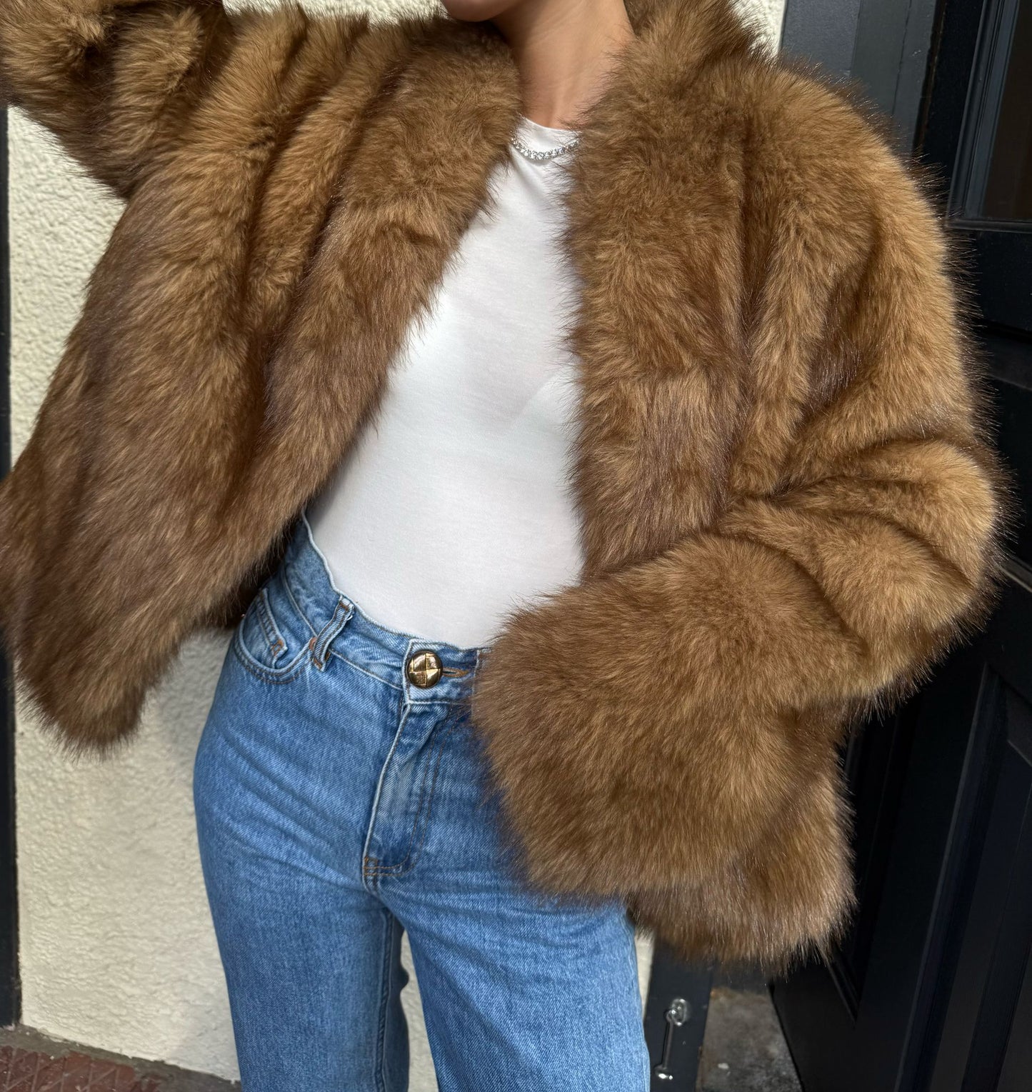 GISELLE FAUX FUR JACKET