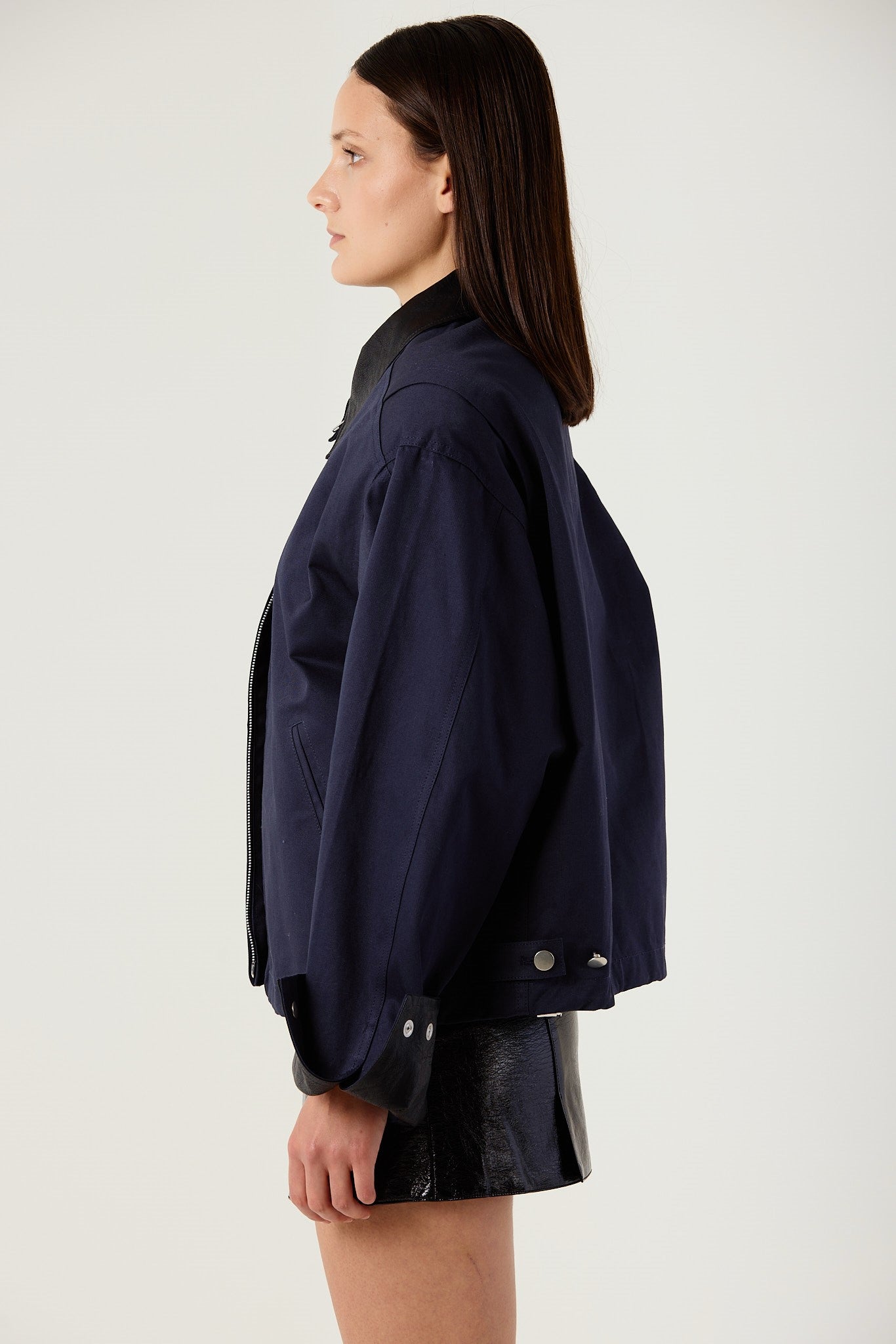 RAVEN NAVY CONTRAST JACKET